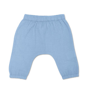 Muslin Joggers - Blue