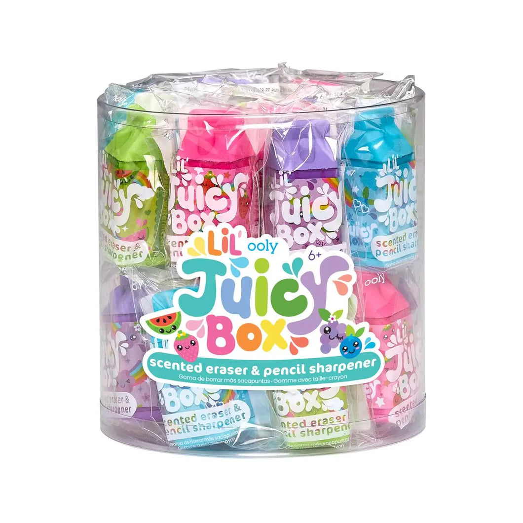 Lil’ Juicy Scented Erasers + Sharpeners