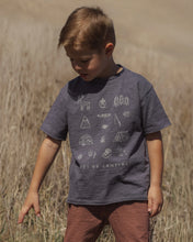 Load image into Gallery viewer, Raw Edge Tee Let’s Go Camping
