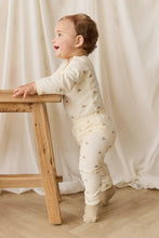 Load image into Gallery viewer, Organic Cotton Everyday Legging - Forest Night Acorns
