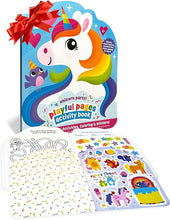 Load image into Gallery viewer, Playful Pages: Activity Book - Unicorn Party! 60 Pages
