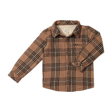 Load image into Gallery viewer, Adventurer Sherpa Lined Shirt - Brown/Black Plaid
