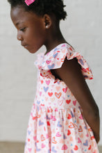 Load image into Gallery viewer, Olivia Dress In Heart Felt - Pocket Twirl Dress
