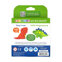 Load image into Gallery viewer, Creatibles: Air Dry Clay BFFs Kit - Dino Pals Set of 4 Colors
