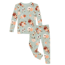 Load image into Gallery viewer, Print Long Sleeve Pajama Set Aloe Fall Floral
