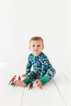Load image into Gallery viewer, Baby Bamboo Pajamas - Bamboo Sleeper - Arlo Dinosaur
