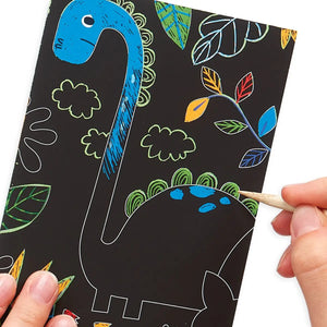 Mini Scratch & Scribble Art Kit: Dino Days