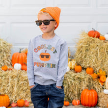 Load image into Gallery viewer, Coolest Pumpkin Sweatshirt - Gray
