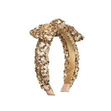 Load image into Gallery viewer, Bedazzle Sequin Bow Headband
