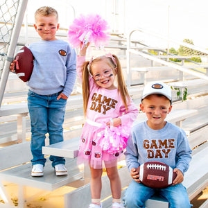 Game Day Patch Sweatshirt - Pink