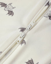 Load image into Gallery viewer, Bamboo Zip Footie - Bats

