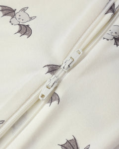 Bamboo Zip Footie - Bats