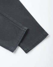 Load image into Gallery viewer, A close-up of folded dark charcoal gray fabric, showing the texture and hem detail against a clean white background.
