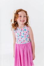 Load image into Gallery viewer, Kids Bamboo + Tulle Tutu Dress - Tank - Alma
