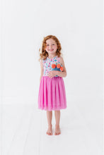 Load image into Gallery viewer, Kids Bamboo + Tulle Tutu Dress - Tank - Alma
