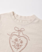 Load image into Gallery viewer, Boxy Tee Heart Locket

