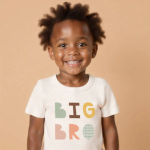Kids Graphic Organic Tee - Big Bro Desert Bloom