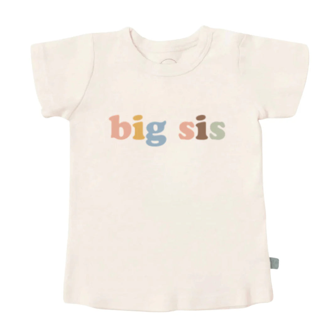 Kid Graphic Organic Tee - Big Sis