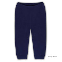 Load image into Gallery viewer, Classic Stripe Polo Sweater Knit Baby Pullover &amp; Pant Set Natural/Navy Blue
