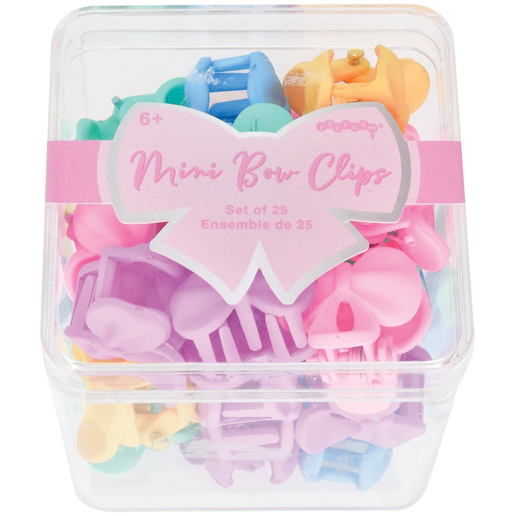 Mini Bow Hair Clip Set