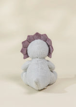 Load image into Gallery viewer, Dino Plush Toy - Grey Triceratops
