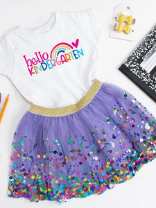 Lavender Confetti Tutu