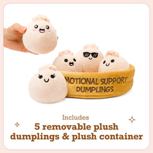 Load image into Gallery viewer, Emotional Support Dumplings - Set of 5 Plush Dumplings
