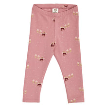Load image into Gallery viewer, Christmas Printed Leggings - Nostalgia Rose/Cabernet
