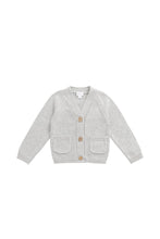 Load image into Gallery viewer, Franco Cardigan - Light Grey Marle
