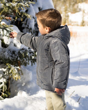 Load image into Gallery viewer, Lightweight Reversible Puffer Midnight Check
