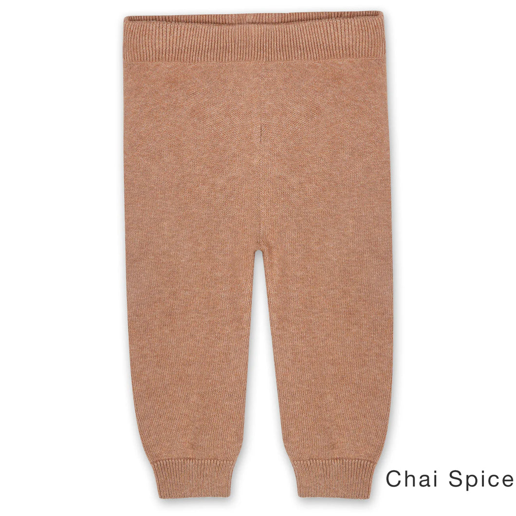 Pocket Baby Pants Sweater Knit (Organic) - Chai Spice