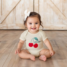 Load image into Gallery viewer, Cherries Are Super Sweet Baby Onesie Bodysuit
