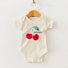 Load image into Gallery viewer, Cherries Are Super Sweet Baby Onesie Bodysuit
