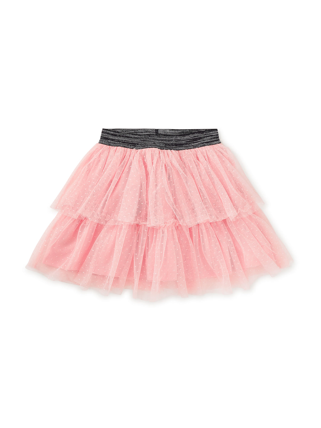 Layered Dot Tulle Skirt - Cherry Blossom