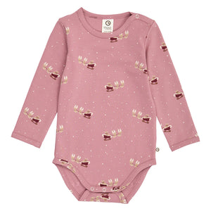 Christmas Bodysuit - Nostalgia Rose/Cabernet