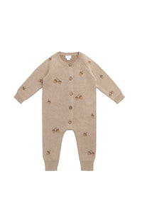Easton Onepiece - Forest Acorns Cashew Marle