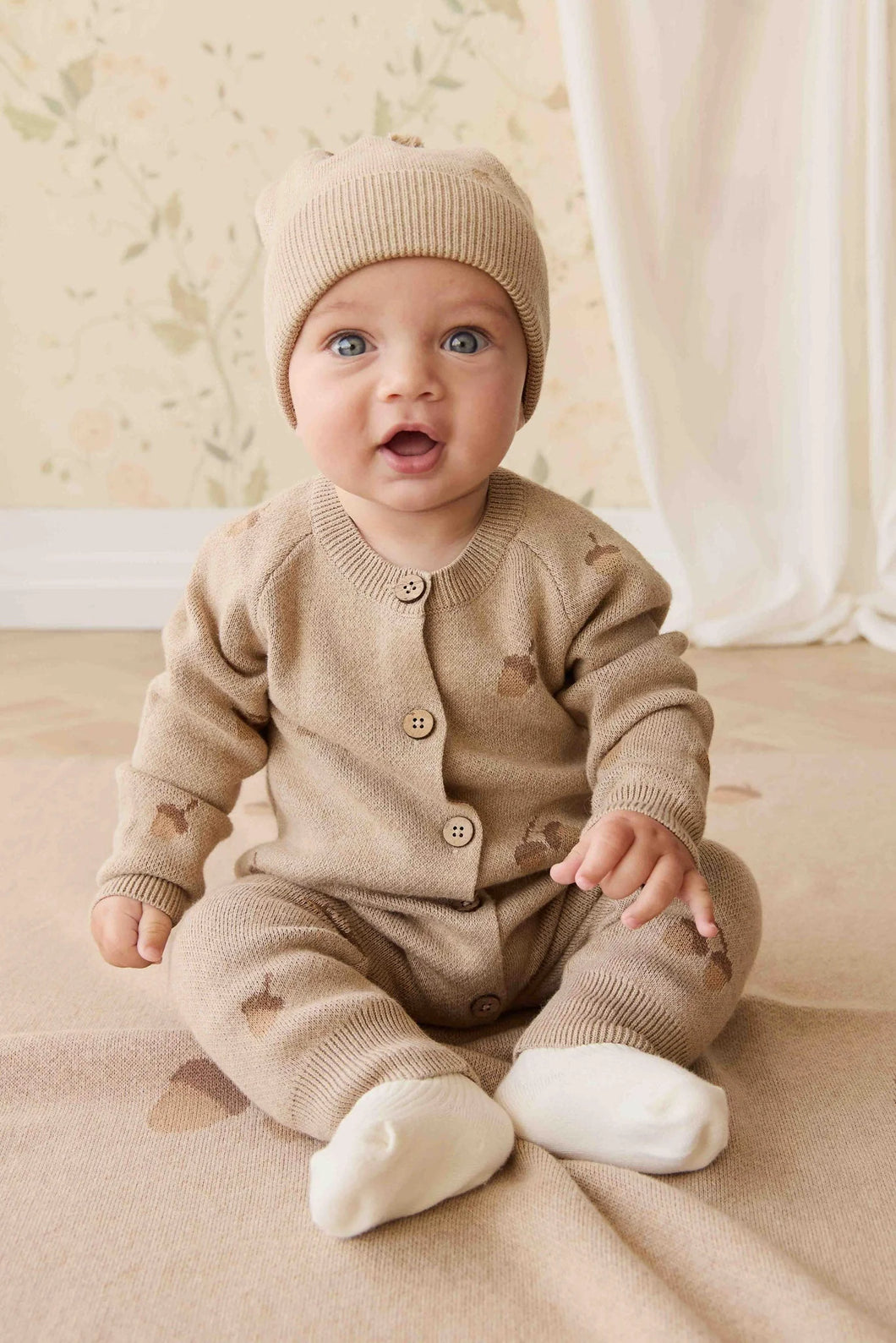 Easton Onepiece - Forest Acorns Cashew Marle