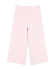 Load image into Gallery viewer, Light pink knit cropped pants shown flat against a plain white background.
