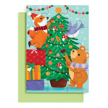 Load image into Gallery viewer, Christmas Critters Greeting Card Puzzle
