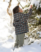 Load image into Gallery viewer, Lightweight Reversible Puffer Midnight Check
