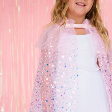 Load image into Gallery viewer, Pink Sequin Dress Up Cape
