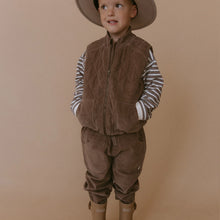 Load image into Gallery viewer, Organic Corduroy Pant - Dark Brown
