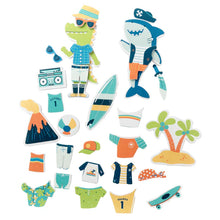 Load image into Gallery viewer, Dress Up Bath Toy Shark/Dino
