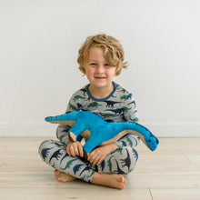 Load image into Gallery viewer, Print Long Sleeve Pajama Set - Dove Dino Museum
