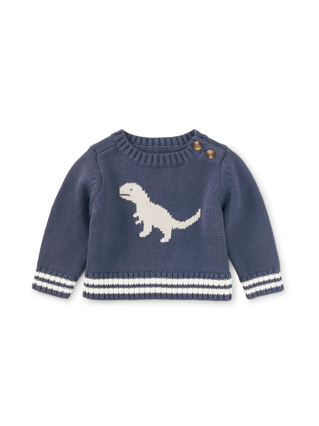 Baby Dino Sweater - Blue