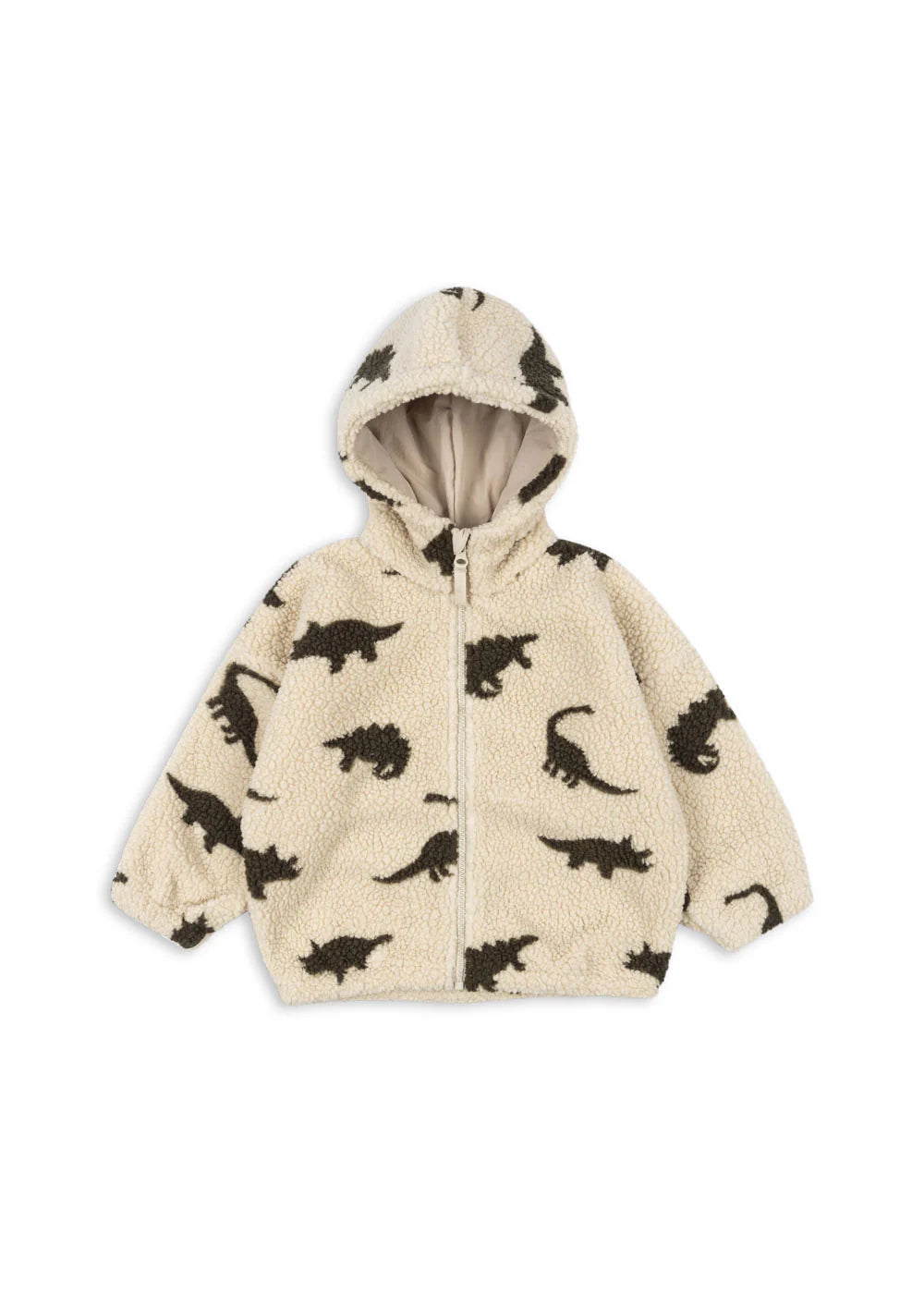 Jody Teddy Hoodie - Dino Silhouette