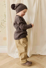 Load image into Gallery viewer, Dorian Jumper - Knitted Diamonds Coffee

