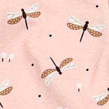 Load image into Gallery viewer, Dragonfly Hooded Baby Bath Robe Rose Pink 0-9M
