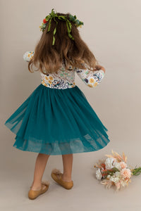 Kids Bamboo Tulle Dress - Willa