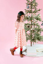 Load image into Gallery viewer, Puff Dress in Scarlet Plaid
